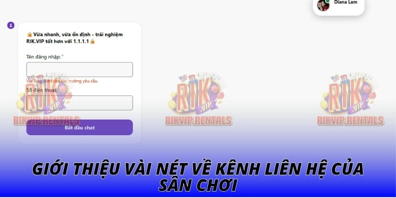 Giới thiệu vài nét về kênh liên hệ của sân chơi