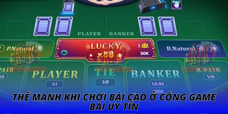 Thế mạnh khi chơi bài cào ở cổng game bài uy tín