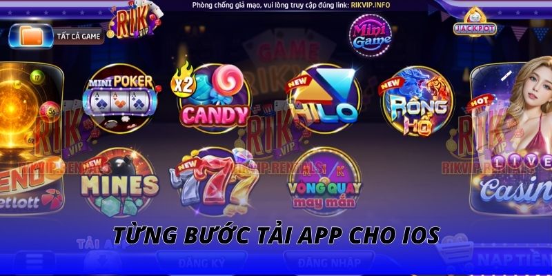 Từng bước tải app cho IOS